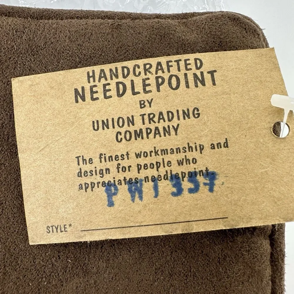 Horse Handcrafted Needlepoint By Union Trading Company Couch Pillow Case 16x11